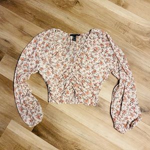 Forever21 Size Medium Floral Blouse